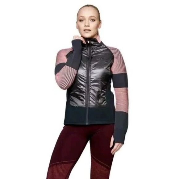 Kari Traa Jackets & Blazers - Kari Traa sz. L Sofie Hybrid Jacket Active Outdoor Athlesure Coat Full Zip Up